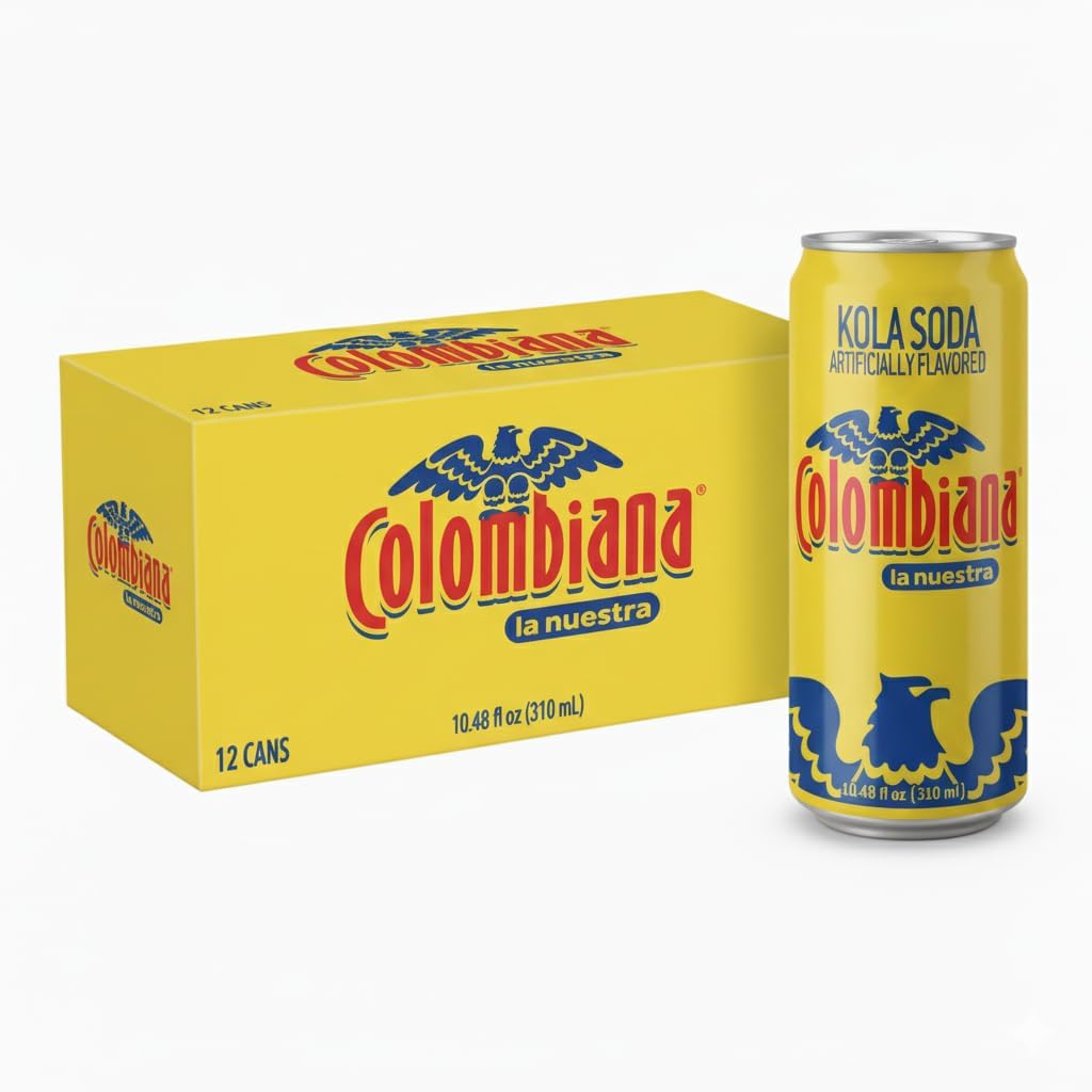 Soda Colombiana la nuestra Postobon 12 Pack 10.5 oz. Cans - Imported from Colombia