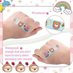 Kids Adhesive Bandages Bulk Cute Cartoon Bandages for Kids Waterproof Breathable Protect Scrapes and Cuts for Girls Boys Children Toddlers(120 Pieces)