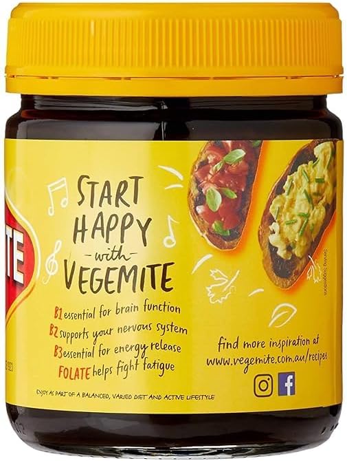 Vegemite Yeast Extract Spread – 560g Jar – Made in Australia – Rich in B Vitamins – Iconic Australian Savory Spread