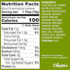 Chosen Foods Classic Mayo, 12 Fl Oz - 100% Pure Avocado Oil-Based Mayonnaise - Non-GMO, Gluten-Free, Keto Friendly - 355mL Glass Jar (Pack Of 1)