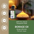 Borage - (Borago Officinalis)- Carrier Oil 100% Pure Natural Undiluted Uncut Therapeutic Grade Oil 0.16 Fl. Oz