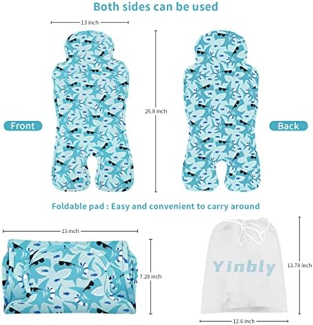 Gel Car Seat Cooler Pad for Children,Summer Breathable Ice Stroller Cooler Mat,Multifunctional Baby Cooling Pad Suitable for Stroller, Baby Dining Chair, Child Safety Seat