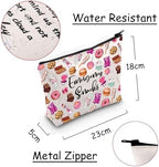 JXGZSO Emergency Snacks Food Storage Bag Foodie Reusable Zipper Pouch Food Safe Bag Snack Lover Gift (Emergency snacks Bag)