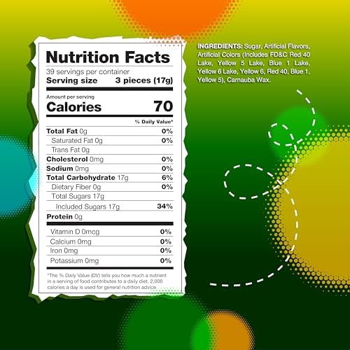 Jawbreaker Candy 1.5-Pound Bag | Assorted Fruit Flavors | Classic Jaw Breakers Hard Candy Individually Wrapped | Retro Candy for Office, Parties and Events
