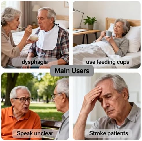 Didiseaon Oral Muscle Trainer For Speech Therapy Tongue Exerciser And Suction Device Mouth Opener And Jaw Trainer For Elderly And Children