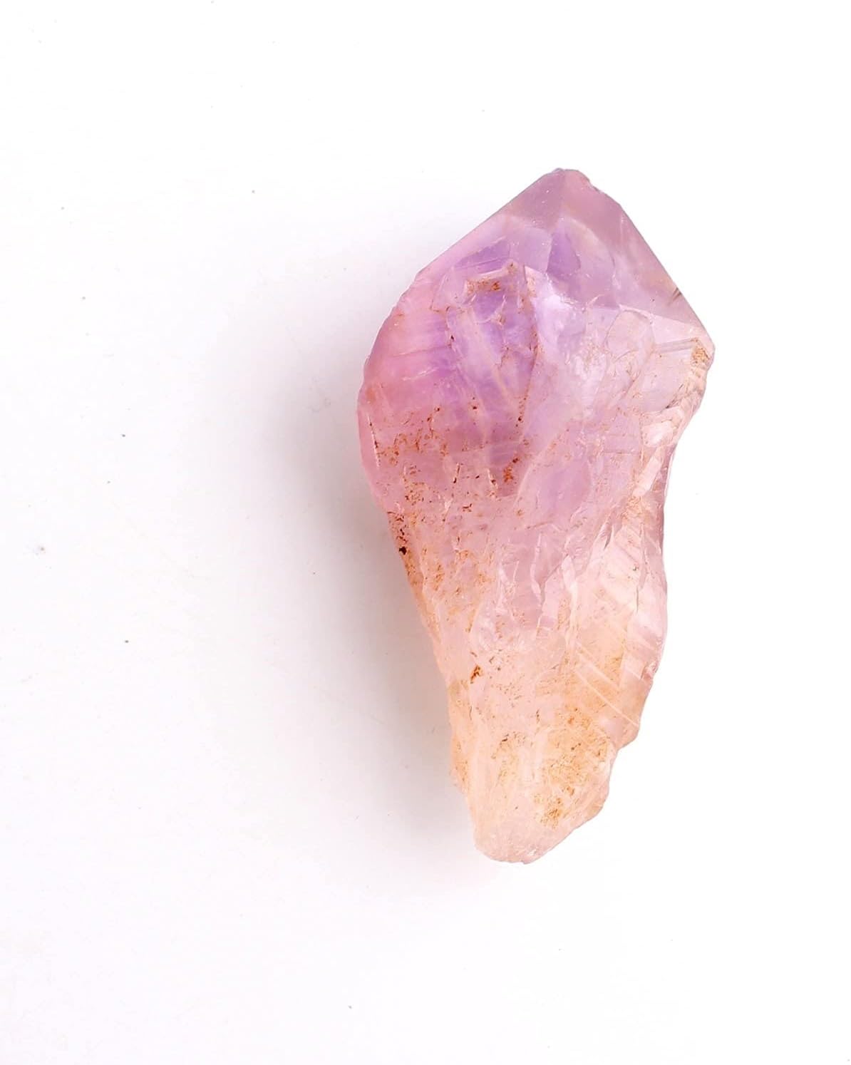 1PC Natural Auralite-23 Rare Purple Titanium Quartz Rough Stones Point Pendants Raw Crystals Black Hairstone Healing (Color : 20-30g, Size : Purple Titanium)