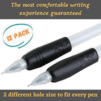 Mr. Pen- Pencil and Pen Grips, 12 Pack, Black, Pencil Grips for Adults, Rubber Pencil Grips, Pen Grips for Adults with Arthritis, Ergonomic Pencil Grip, Pen Gripper
