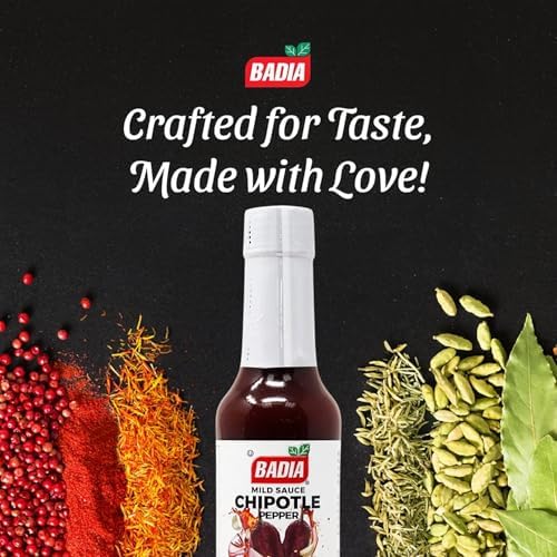 Badia Chipotle Mild Sauce, 5.2 fl oz – Smoky Chipotle Flavor with Mild Heat