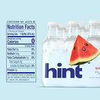 Hint Fruit-Infused Bottled Water, Watermelon - Sugar Free Flavored Water with Zero Calories, Naturally Flavored, and No Artificial Sweeteners - 16 Fl Oz (Pack of 12)