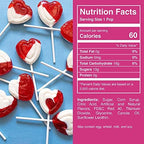 Heart Lollipops by Candy Creek, Bulk 5 lb. Carton, Strawberry Cream Wedding Favor Candy- nut free