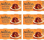 Auntys Sticky Toffee Puddings 6 x Sticky Toffee Steamed Puds 2 pk 95g