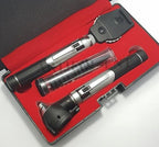 Student Home Use New Ent Otoscope Examination Kit Fiber Optic Diagnostic Set Black Color OS1015