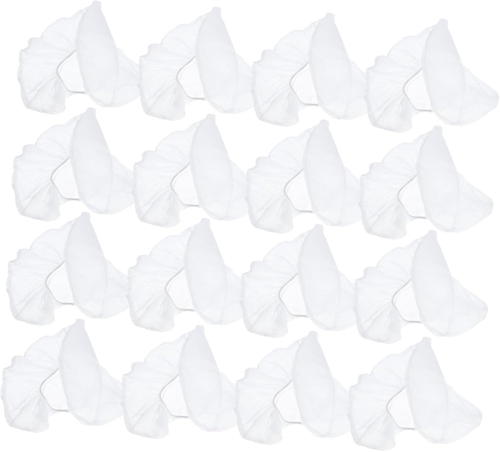 50 Pcs Disposable U-Shaped Pillow Cases for Massage Tables – Non-Woven Spa and Salon Use Covers Elastic for Face Support