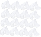 50 Pcs Disposable U-Shaped Pillow Cases for Massage Tables – Non-Woven Spa and Salon Use Covers Elastic for Face Support