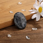 Labradorite Thumb Worry Stone for Anxiety Healing Crystals Sets, Hand Carved Crystals and Healing Stones, Meditation Crystal Reiki Natural Relax Palm Stone for Anxiety Therapy Relief