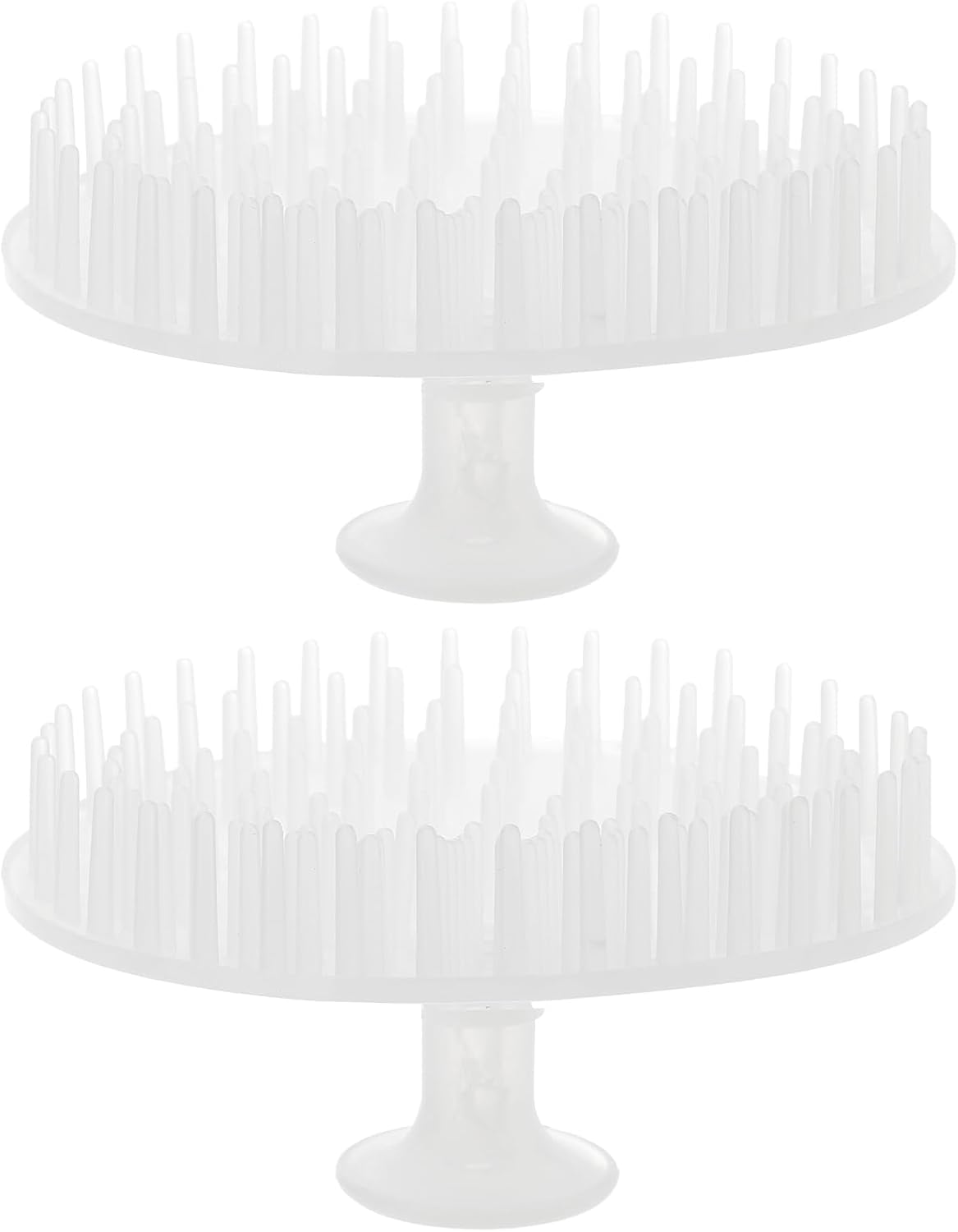 FOMIYES 2pcs Shampoo Brush Shower Hair Brush Girls Shower Brush Hair Scalp Massager Brush Head Scalp Shower Brush