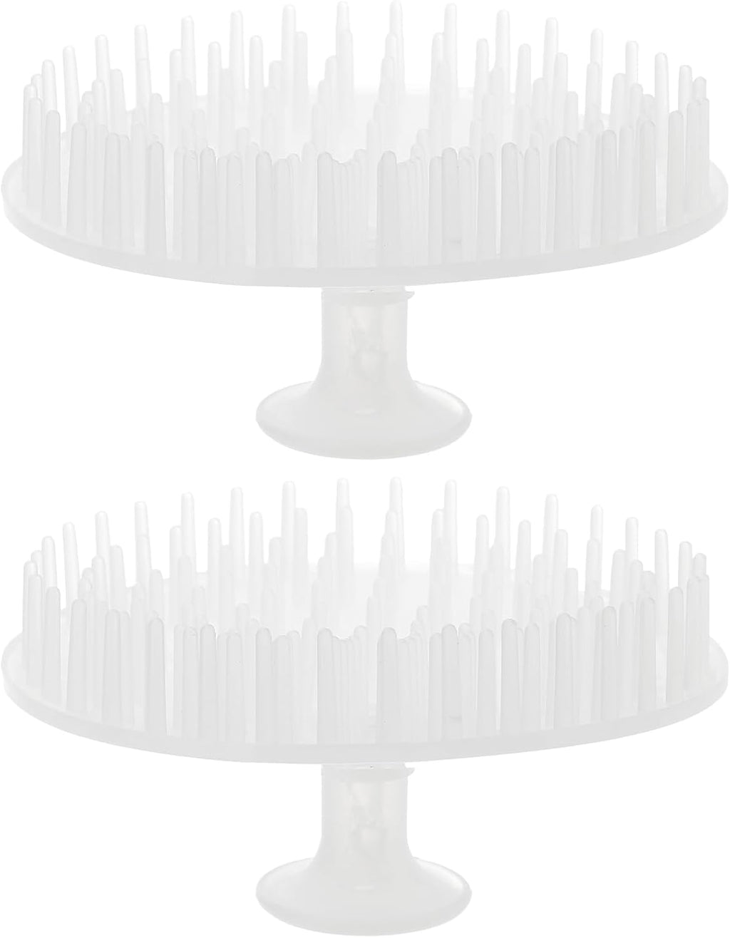 2pcs Shampoo Brush Shower Hair Brush Girls Shower Brush Hair Scalp Massager Brush Head Scalp Shower Brush
