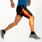 COPPER HEAL THIGH Compression Recovery Sleeve Recover from Sore Pulled Hamstring & Groin Strain Sprains Tendinitis Injury Quadriceps Muscle Tear Quad Support Sports workout Soccer leg