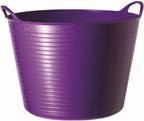 Red Gorilla Large Flexible Plastic Tub, Toy Storage, Laundry, Gardening & More, 38 Liter/10 Gallon, Purple