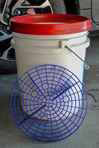 VIKING Automotive Bucket Insert Grit Trap for Car Wash and Detail Kits, Helps Remove Dirt and Debris from Microfiber, Mitts, Cloths, and Sponges, Blue