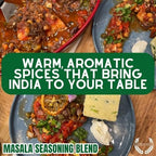 Taste of India: Masala Seasoning Blend | Gourmet Spice | All Natural Mix, Non GMO | Hand Made, Small Batch Spice Mix | Made in USA | Artisanal Seasoning | GLP-1 Friendly | Magnetic Tin | Sustainably Sourced | Ultra Premium | Gustus Vitae