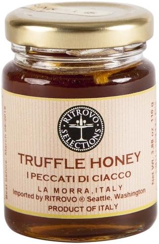 Italian Black Summer Truffle Honey - 3.88 oz