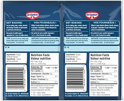 Dr. Oetker Vanilla Sugar - 6x9g (Imported from Canada)