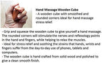 Reflexology Traditional Wooden Thai Massager Tools Full Body Foot Stick Hook Back Spa Face Gua Sha Therapy Trigger Point Massage Tool Relieve Shoulder Pain Wood (Set of Foot & Hand Therapy)