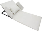 Electric Lifting Backrest with Armrests for Elderly Adjustable White Lift Bed Soft Cushion Capacity Easily Getting Up Pregnant Women Patient Handicap Back Lumbar Support 2-80° Angle 600W 110V
