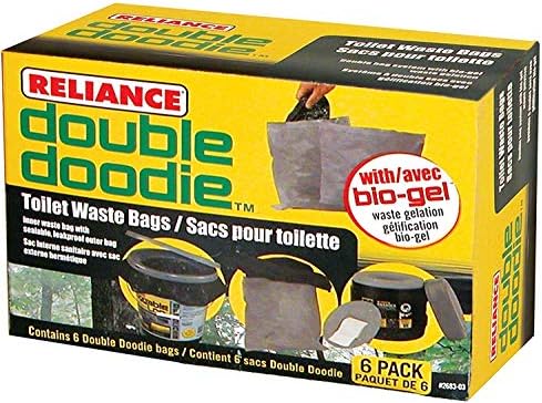 Reliance Products 2683-03 Double Doodie Toilet Waste Bags (2 X Pack of 6)