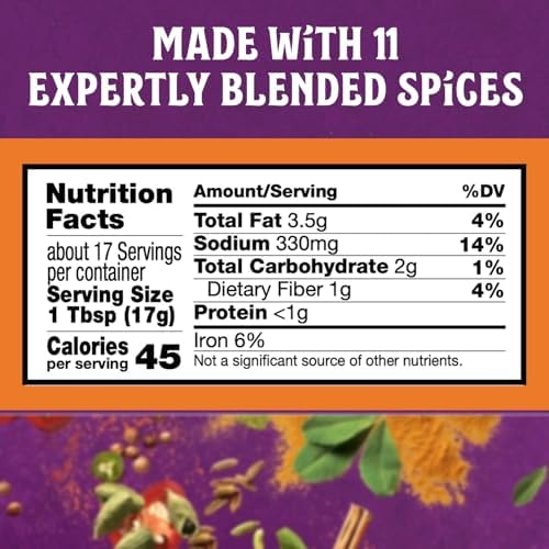 Patak's Madras Spice Paste, Hot Indian Curry with 11 Expertly Blended Spices, No Artificial Colors, Gluten-Free & Vegan, Bold Base for Home Cooking & More, 10 oz Jar, 2-Pack