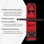 SOF Tourniquet (Generation 5) - Military-Grade Tourniquet for Severe Bleeding Control. Exclusive Tourniquet of the American Red Cross® (Red), TacMed Solutions