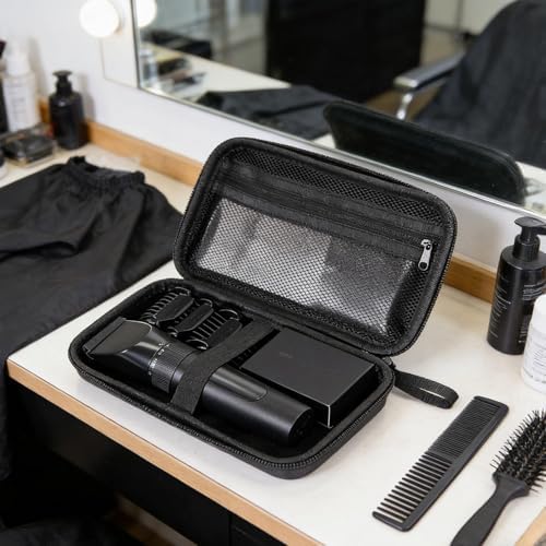 harayaa Barber Case, Hard Carrying Hair Trimmer Case, Salon Carrying Bag, Travel Protective Organizer for Clippers