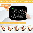 Rehabilitation Robot Gloves for Hand Hemiplegia Stroke Recovery, Finger Rehab Robotic Glove Strokes Therapy Equipment, 4 Modes, 2600mAh Rechargeable S/M/L/XL Sizes (Right Hand-S)
