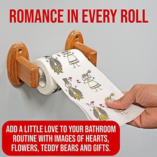 Funny Wedding Gift Just Married Toilet Paper