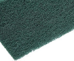 Akozon 5pcsset Industrial Scouring Pads, Abrasive Scourer, Heavy Duty Finishing & Cleaning Sponge Pads (Green)