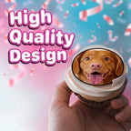 30 x Edible Cupcake Toppers Themed of Real Dogs Collection of Edible Cake Decorations | Uncut Edible on Wafer Sheet