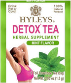 Hyleys Detox Tea for Cleanse - Green Tea with Mint, Ginger & Fennel - Supports Digestion & Detox - 25 Tea Bags (1 Pack)