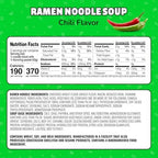Maruchan Ramen Chili, Instant Ramen Noodles, Ready to Eat Meals, 3 Oz, 24 Count