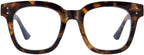 Madison Avenue Women Blue Light Glasses,Oversize Blue Light Blocker for Women, Anti Eyestrain & UV Protection Computer Eyeglasses Hanna (Tortoiseshell)