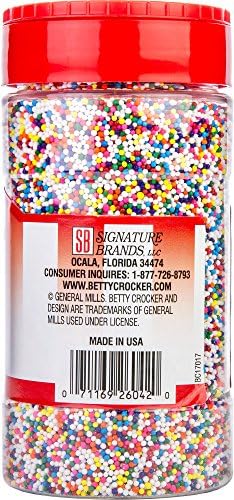 Betty Crocker 26445 Parlor Perfect Rainbow Nonpareils