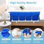 Bed Rail Padding Cushion for Hospital Bed Rails Pads Covers for Elderly Adults Safety Bed Guard Side Rails Bumper Sides Half Rail Cover Seniors Medical Bed Railings Pads Barrier Protector - 2PCS