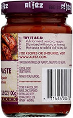 Al'Fez Harissa North African Chili Paste, No Artificial Flavors, Suitable for Vegetarians, 3.5 Ounce (Pack of 6)