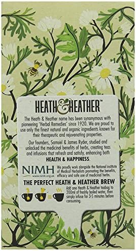 (2 Pack) - Heath and Heather - Camomile Honey Tea | 20 Bag | 2 Pack Bundle