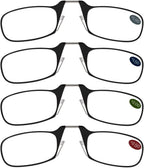 ThinOptics Find Your Strength Clarity Kit Rectangular Reading Glasses, Black, 44.45 mm + 2.5