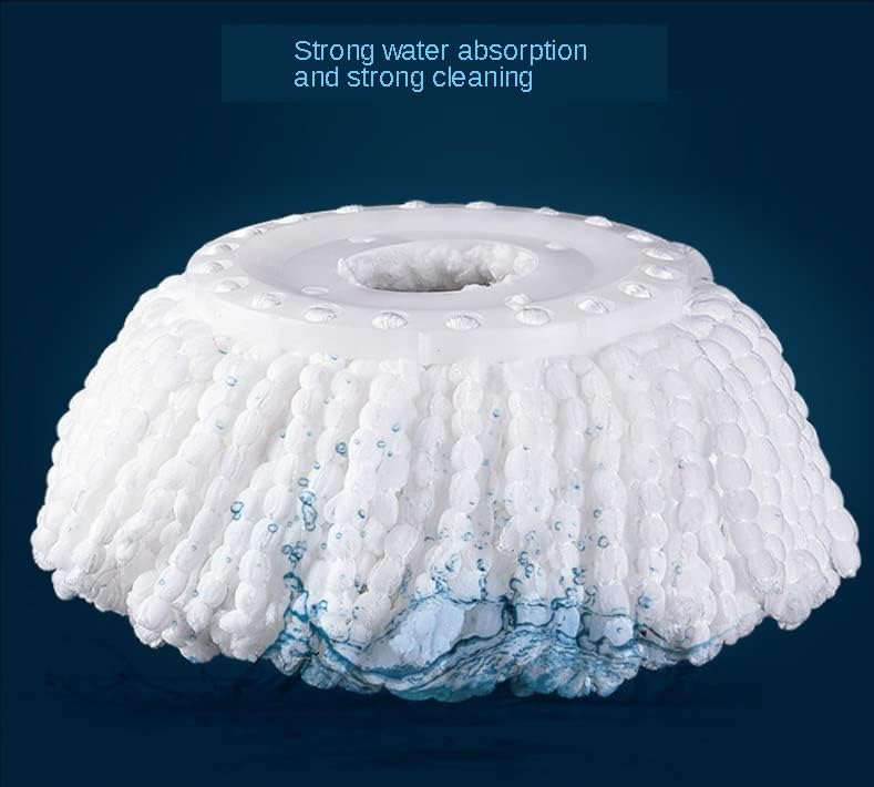 JSEIAJB Rotating Mop Replacement Cloth Spin for Wash Floor Squeeze Mops Lazy Utensils Rag Cleaning Tools Household Cloths Microfiber(3pcs)