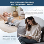 Docemel Back Stretcher for Lower Back Pain Relief,Adjustable Inversion Lumbar Traction Device,Lumbar Support Board for Spinal Decompression and Scoliosis,Sciatic Nerve Release Tool,Back Cracker Board
