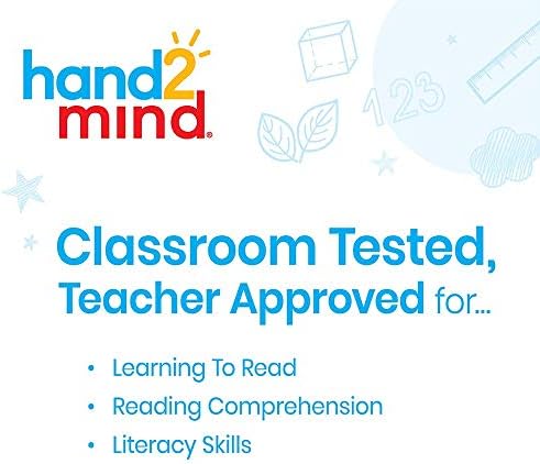 hand2mind FingerFocus Highlighter, Guided Reading Strips, Reading Pointers for Kids, Dyslexia Tools for Kids, ADHD Tools, Special Education School Supplies, Teacher Classroom Must Haves (1 Pack)