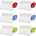 6 Pack Toothpaste Squeezer, Toothpaste Squeezer Rollers，Toothpaste Tube Squeezers Clip Holder Stand Winder