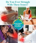 Elbow Brace for Cubital Tunnel, Ulnar Nerve Entrapment brace, Adjustable Elbow Splint for Sleeping, Tennis Elbow, Tendonitis, Comfortable Stabilizer Support for Men and Women
